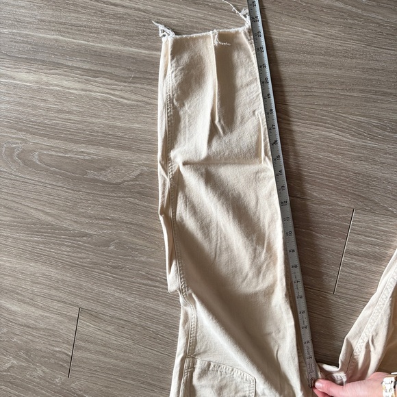 Mother Denim The Patch Pocket Private Ankle Jeans size 25 in Khaki Stretchy - Picture 12 of 12